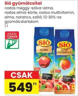 Spar Market Sió gyümölcsital ajánlat