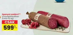 Spar Spanyol szalámi ajánlat