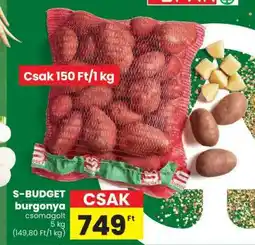 Spar S-BUDGET burgonya ajánlat