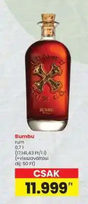 Spar BUMBU RUM ajánlat