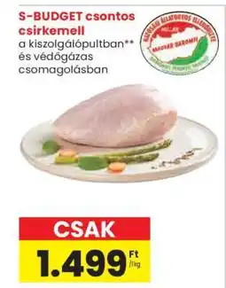 Spar S-BUDGET csontos csirkemell ajánlat