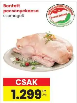 Spar Bontott pecsenyekacsa ajánlat