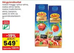 Spar Sió gyümölcsital ajánlat