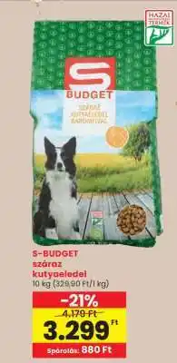 Spar S-BUDGET száraz kutyaeledel ajánlat
