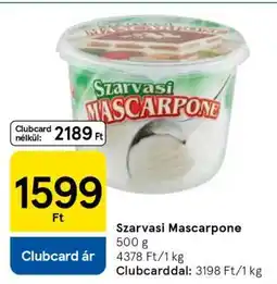 Tesco SZARVASI Mascarpone ajánlat