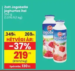 Spar Zott Jogobella joghurtos ital ajánlat