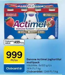 Tesco Danone Actimel joghurtital multipack ajánlat