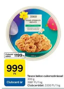 Tesco Tesco keksz cukorszórással ajánlat