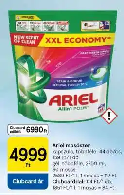 Tesco ARIEL Mosószer ajánlat