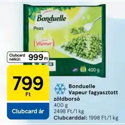 Tesco Bonduelle Vapeur fagyasztott zöldborsó ajánlat