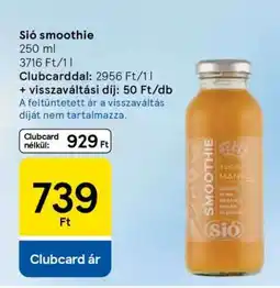 Tesco Sió Smoothie ajánlat