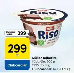 Tesco Müller Tejberizs ajánlat