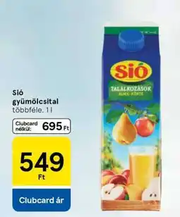 Tesco Sió gyümölcsital ajánlat