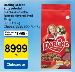 Tesco Darling száraz kutyaeledel marha és csirke ízletes keverékével ajánlat