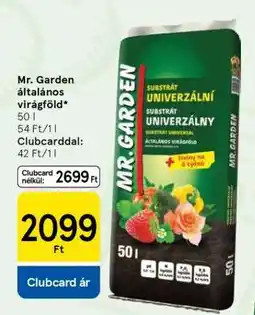 Tesco Mr. Garden általános virágföld ajánlat