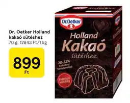Tesco Dr. Oetker Holland kakaó sütéshez ajánlat