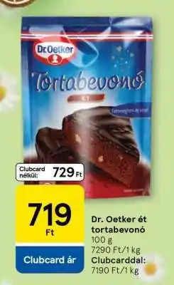 Tesco Dr. Oetker Ét Tortabevonó ajánlat