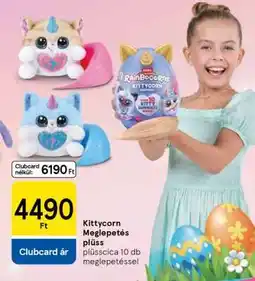 Tesco Kittycorn meglepetés plüss ajánlat