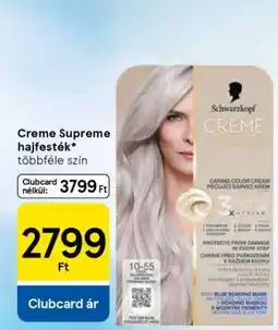 Tesco Creme Supreme hajfesték ajánlat