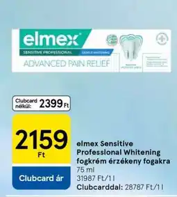Tesco elmex Sensitive Professional Whitening fogkrém érzékeny fogakra ajánlat