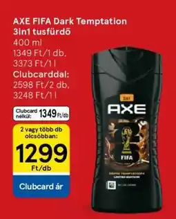 Tesco AXE FIFA Dark Temptation 3in1 tusfürdő ajánlat