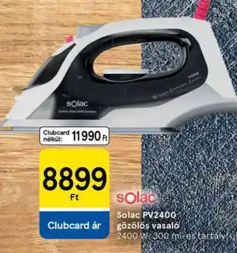 Tesco Solac PV2400 gőzölős vasaló ajánlat