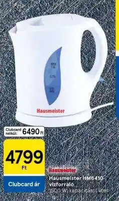 Tesco Hausmeister HM6410 vízforraló ajánlat