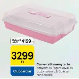 Tesco Curver süteménytartó ajánlat