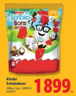 Lidl Kinder Schokobons ajánlat