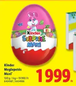 Lidl Kinder Meglepetés Maxi ajánlat
