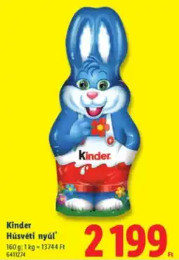 Lidl Kinder Húsvéti nyúl ajánlat