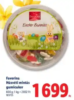 Lidl Favorina Húsvéti mintás gumicukor ajánlat