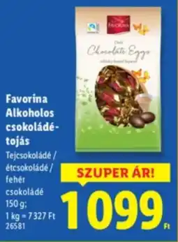 Lidl Favorina Alkoholos csokoládé- tojás ajánlat