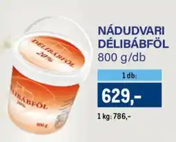 Metro Nádudvari délibábföl ajánlat