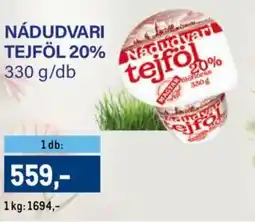 Metro Nádudvari tejföl 20% ajánlat
