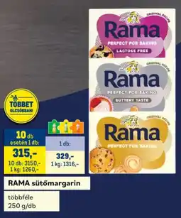 Metro Rama sütőmargarin ajánlat