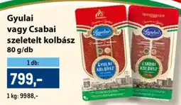 Metro Gyulai / Csabai szeletelt kolbász ajánlat