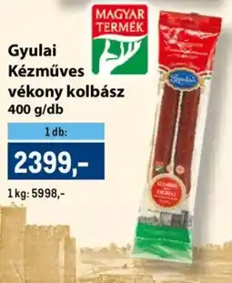 Metro Gyulai Kézműves vékony kolbász ajánlat