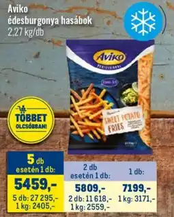 Metro Aviko édesburgonya hasábok ajánlat
