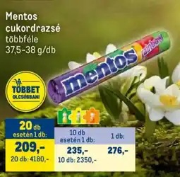Metro Mentos cukordrazsé ajánlat