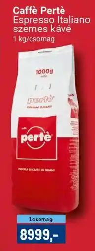 Metro Caffè Pertè Espresso Italiano szemes kávé ajánlat