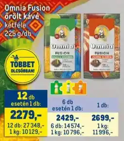 Metro Omnia Fusion örölt kávé ajánlat