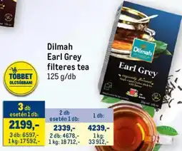 Metro Dilmah Earl Grey filteres tea ajánlat