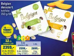 Metro Belgian desszert ajánlat