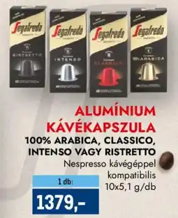 Metro Segafredo arabica, classico, intenso, ristretto ajánlat