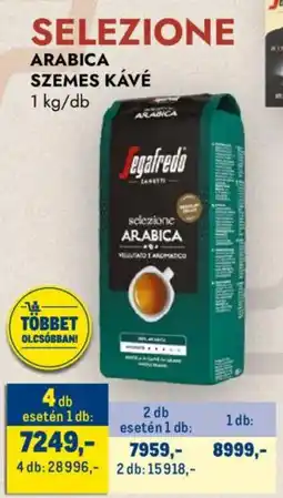 Metro Segafredo arabica szemes kávé ajánlat