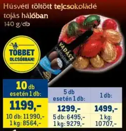 Metro Húsvéti töltött tejcsokoládé tojás hálóban ajánlat