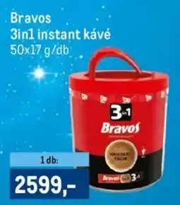 Metro Bravos 3in1 instant kávé ajánlat