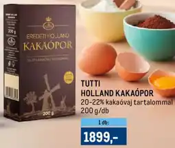 Metro Tutti Holland kakaópor ajánlat