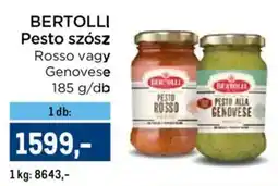 Metro BERTOLLI Pesto szósz ajánlat